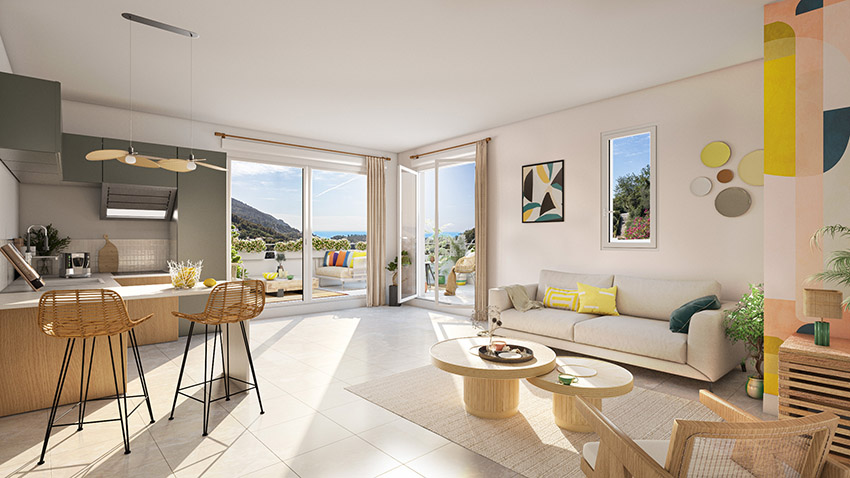 Appartement neuf Menton Les Hauts Jardins - Image 2